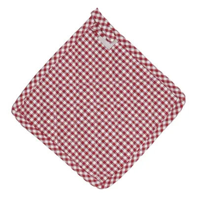 Potholder (Red, White) from Linum