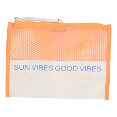 Toilettas (Mesh Beach Pouch) van Shiseido Gerecycled katoen, Gerecycled polyester