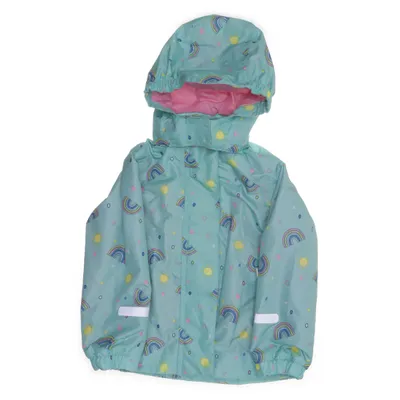 Regnjacka (Grön, Flerfärgad) från Impidimpi Bomull, Polyester