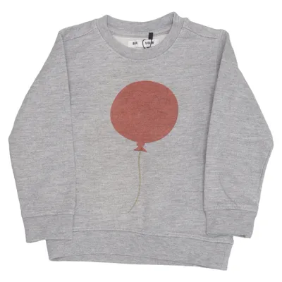 Sweatshirt (Grå, Rød) fra Balloon Bomuld
