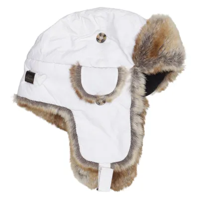 Trapper hat (White, Brown) from Barts Nylon, Polyester