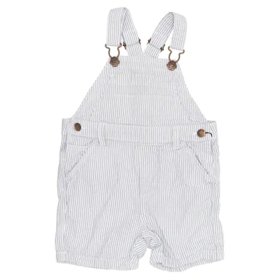 Salopette courte (Bleu, Blanc) de Next Coton
