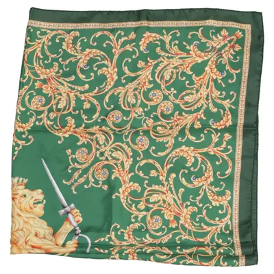 Shawl (Green, Gold, Multicolored) from CILANE Silk