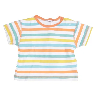 T-shirt (White, Multicolored) from Pitter Patter Cotton