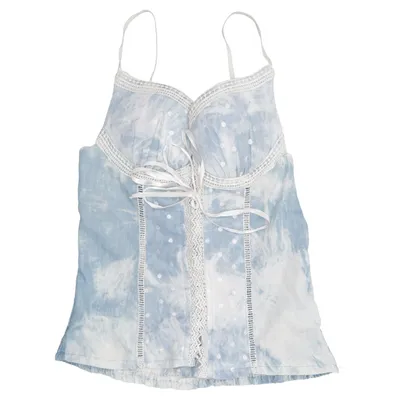 Bustier (Blå, Hvid) fra SC Fashion Bomuld