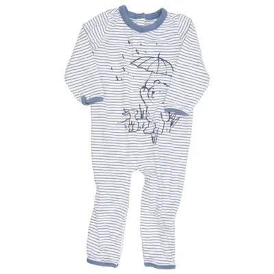 Sparkdräkt (Vit, Blå) från BabyGap Bomull