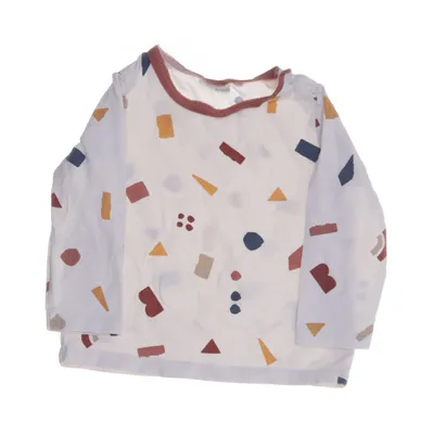 Långärmad t-shirt (Vit, Flerfärgad) från Next Baby Bomull, Elastan