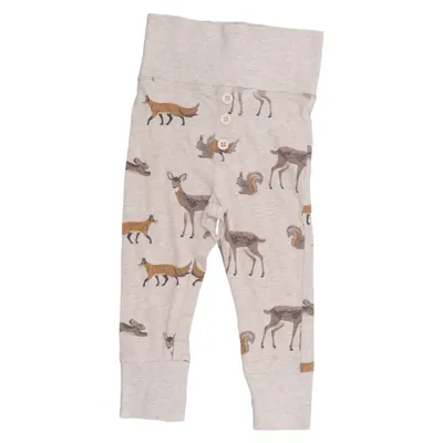Leggings (Beige, Flerfarvet) fra Tiny One Elastan, Økologisk bomuld