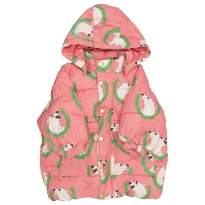 Vinterjacka (Rosa, Vit, Grön) från Mini Rodini Polyester