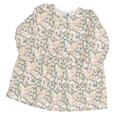 Jurk (Wit, Groen, Geel) van Petit Bateau Katoen