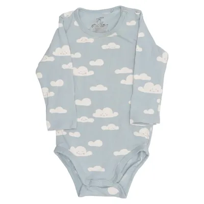 Romper (Blauw) van Lindex Baby Katoen, Elastaan