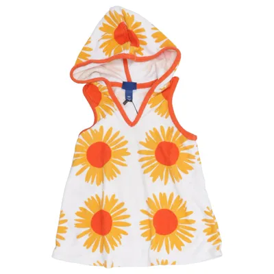 Dress (White, Yellow, Orange) from Marimekko Cotton, Polyester