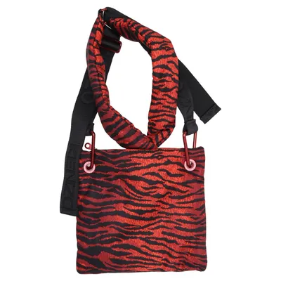 Umhängetasche (Rot, Schwarz) von Kenzo x H&M Polyamid, Polyester
