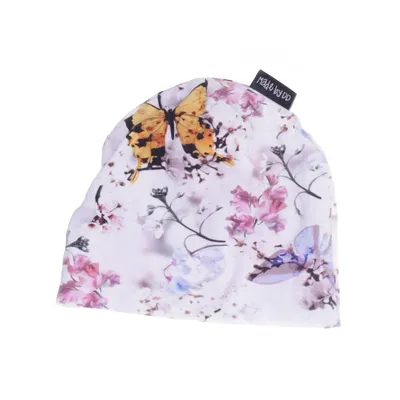 Mössa (Vit, Flerfärgad) från Made by DD Elastan, Ekologisk bomull