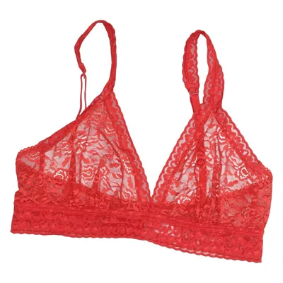 Bralette (Rood) van Lace Laboratory Elastaan, Polyamide