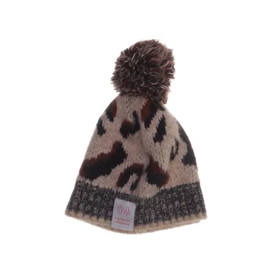 Pompon muts (Beige, Bruin, Zwart) van Angel & Rocket Acryl, Metallvezel, Polyester