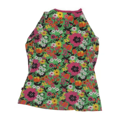 Klänning (Grön, Flerfärgad) från Småfolk Bomull, Elastan, Modal