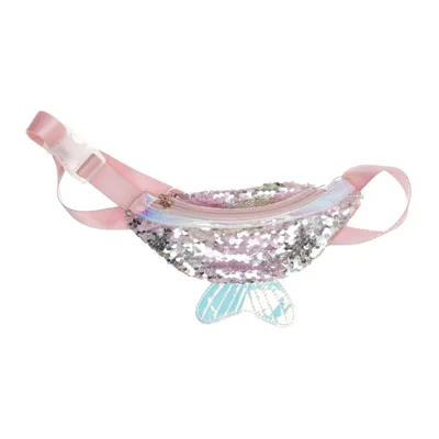 Bæltetaske (Pink, Flerfarvet)