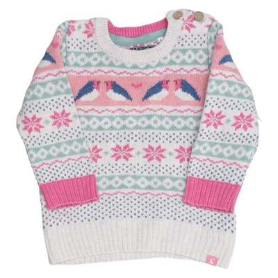Pull-over (Beige, Multicolore) de Joules Knitwear Acrylique, Coton, Polyamide, Laine