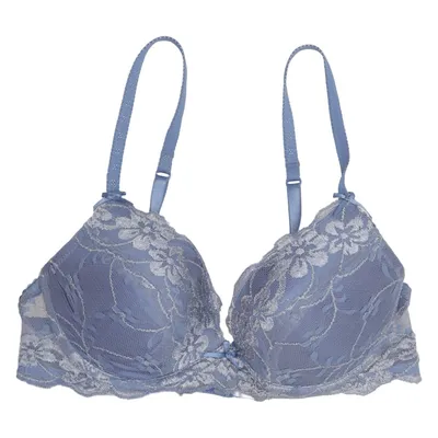 Soutien-gorge (Bleu) de Emilia Coton, Élasthane, Polyamide