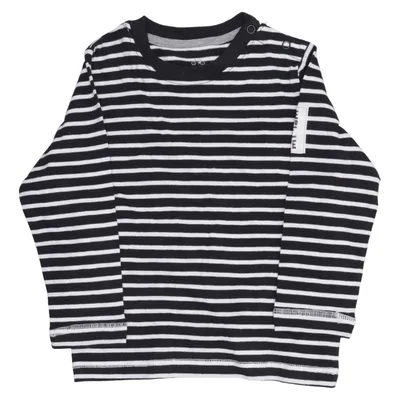 Lange mouwen shirt (Zwart, Wit) van Lupilu Katoen
