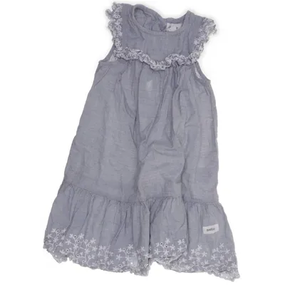 Klänning (Grå, Vit) från Newbie by KappAhl Bomull