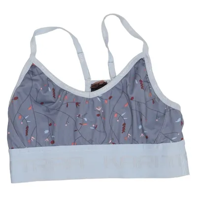 Sports bra (Gray, Multicolored) from Kari Traa Elastane, Polyester