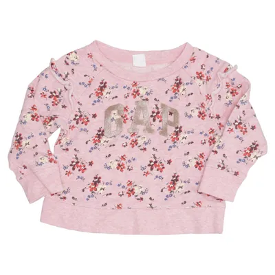 Sweatshirt (Pink, Multicolored) from BabyGap Cotton