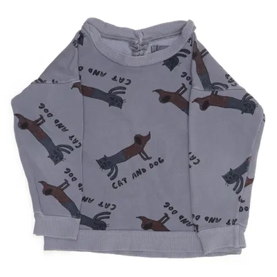 Sweatshirt (Gray, Multicolored) from Bobo Choses Organic cotton
