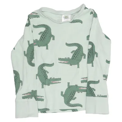 Långärmad t-shirt (Grön) från Lindex Bomull