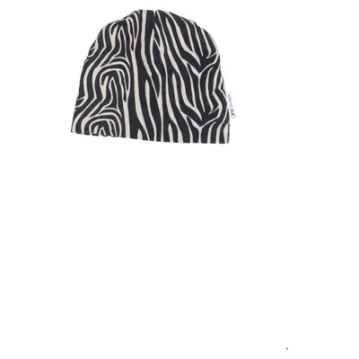 Beanie (Zwart, Beige) van JNY Colourful Kids Katoen, Elastaan