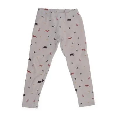 Pajama pants (Beige, Multicolored) from Lindex Kids Cotton, Elastane