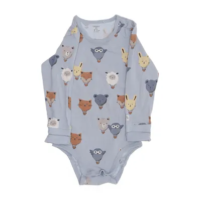 Body (Gray, Multicolored) from Lindex Baby Cotton, Elastane