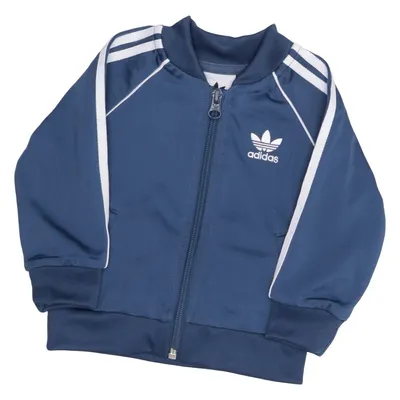 Träningsjacka (Blå, Vit) från Adidas Originals Återvunnen polyester