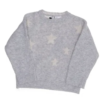 Sweater (Gray, White) from Mango Kids Acrylic, Elastane, Polyester