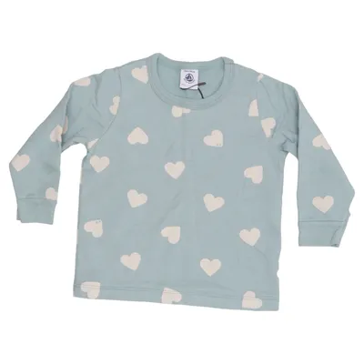 Lange mouwen shirt (Groen) van Petit Bateau Katoen