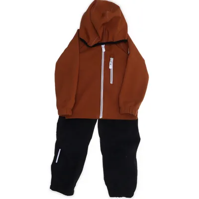 Skisæt (Sort, Orange) fra Reima Elastan, Polyester, Polyurethan