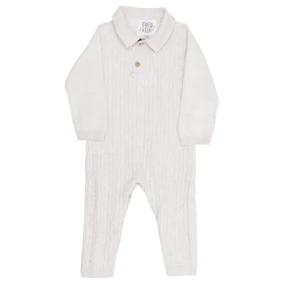 Barboteuse (Beige) de Fred & Flo Coton