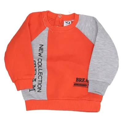 Sweatshirt (Rouge, Gris) de Voi Coton, Élasthane