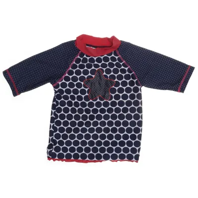 Swim shirt (Blue, White, Red) from Dino Elastane, Polyester