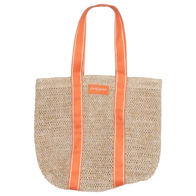 Strandväska (Beige, Orange) från Lancaster Polyester