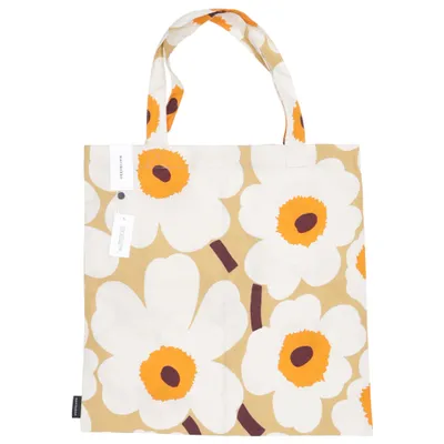 Tygpåse (Beige, Flerfärgad) från Marimekko Ekologisk bomull, Återvunnen bomull