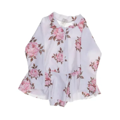 Swim dress (White, Pink, Brown, Multicolored) Elastane, Polyester