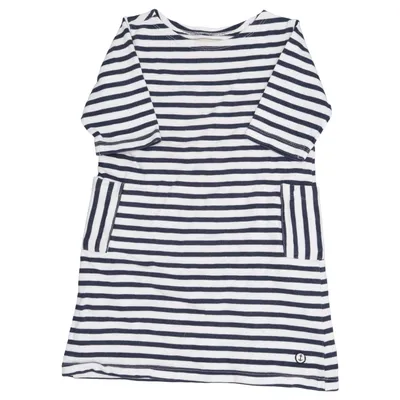 Robe (Blanc, Bleu) de Emma och Malena Coton