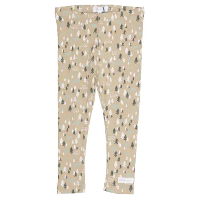 Leggings (Beige, Flerfarvet) fra Petter & Kajsa Bomuld, Elastan