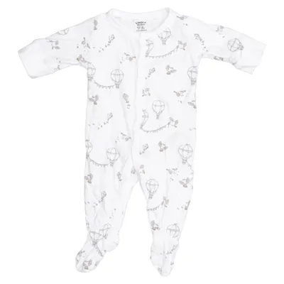 Sparkedragt (Hvid) fra Lindex Newborn Bomuld
