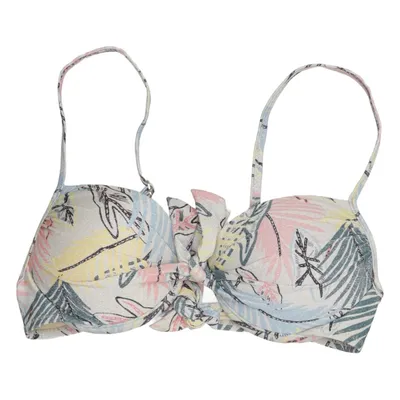 Bikini top (Beige, Multicolored) from Chlamys Varia Elastane, Polyamide, Polyester