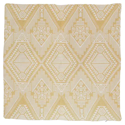 Pyntepude (Gul, Hvid) fra Rusta Home Bomuld, Polyester