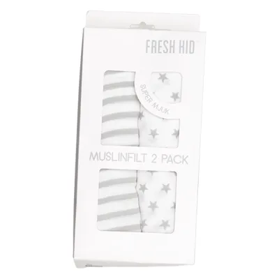 Couverture de bébé (Muslinfilt) de Fresh Kid Bambou, Coton
