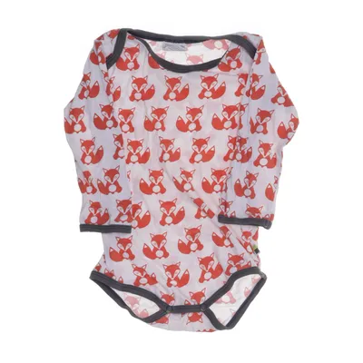 Body (Vit, Röd, Grå) från Duns Sweden Ekologisk bomull